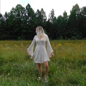FREE PEOPLE bell sleeve dress